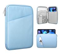 TiMOVO Housse pour Tablette 9-11 Pouces avec Poche, Bleu Clair