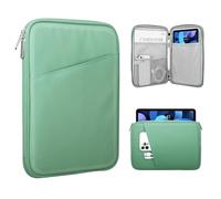TiMOVO Housse pour Tablette 9-11 Pouces avec Poche, Bodhi Verte