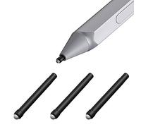 TiMOVO Kit de remplacement de pointes de stylo Surface - Lot de 3 stylos HB d'origine, compatibles avec les stylos Surface Pro 2017 et Pro 4 - Noir