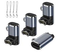 TiMOVO Lot de 4 adaptateurs de Chargeur pour Montre, câble de Charge Type C pour Fenix 8/7/7X/7S/6, Forerunner 965/955/265/255/245/235/165/55,Vivoactive 5/4S,Venu 3S/2/SQ, Instinct, Epix, Gris