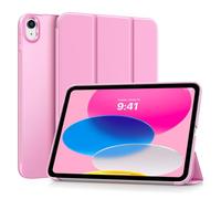 TiMOVO Mince Coque pour iPad A16 11"/iPad 10ème Gén 10,9", Bouquet Rose | Coque avec Support, Dos Rigide en PC, Réveil/Sommeil Auto, Découpes Précises, Compatible Touch ID, Étui Tri-Fold