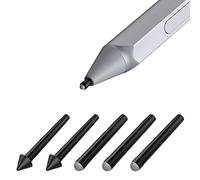 TiMOVO Pointes de Stylet Surface, Lot de 5 Surface Pointes Mine Originale Remplacement pour Stylet Surface en Caoutchouc pour Surface Pro 2017 Pen (Modèle 1776), Surface Pro 4 Pen, 3HB + 22H - Noir
