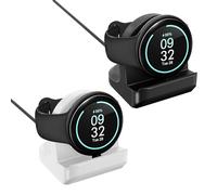 TiMOVO Support en Silicone Compatible avec Chargeur Google Pixel Watch 3/Pixel Watch 2/Fitbit Ace LTE, [2 PCS] Stands de Chargeur avec Base, Support de Charge Vertical avec Fente de Gestion des Câbles