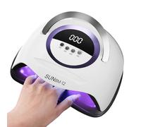 Timpou Lampe à ongles UV LED 300 W, séchoir à ongles professionnel, vernis à ongles, lampe UV avec 72 perles, 4 réglages de minuterie, capteur automatique, écran LCD