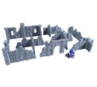 Tims Plum Kit de modélisation de ruines envahies pour table fantastique Wargaming terrain