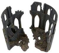 Tims Plum Ruines rondes gothiques - 28 mm - En PLA - Impression 3D - Ruines de construction pour jeux de table, D&D & Warhammer