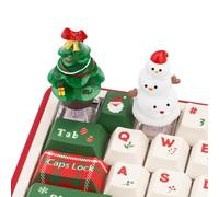 TIMSEKER Lot de 2 touches ESC de Noël, translucides mignonnes et personnalisées pour clavier de jeu mécanique