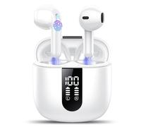 TIMU Casques Bluetooth, Casques in-Ear sans Fil Bluetooth 5.4, sans Fil avec 4 micros, 2025, Casques Anti-Bruit ENC, Oreillettes avec Graves Profonds, étanches IP7, Oreille