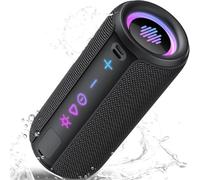 TIMU Enceinte Bluetooth Puissante 5.4 sans Fil avec Bass Puissantes,30W Enceinte Puissante,Autonomie 30H,Son Surround à 360 degrés,Appairage TWS,IPX7,AUX,TF Carte,pour l'extérieur/La Fête/Voyage