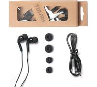 Tin-nik Pocket Radio Accessoires - 1 pc 3.5mm trois pôles Jack stéréo écouteur et 1pc USB câble de charge pour DAB-398S & DAB-379 Personal Portable DAB/DAB +/FM Radio