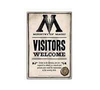 Tin Sign Small - Harry Potter (Ministry Of Magic) - Poster en métal Signes en étain Cadeau 200mm x 300mm , Une œuvre d'art précieuse, vous le méritez
