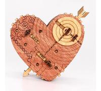 Tin Woodman`S Heart. Une Boîte Au Trésor Mécanique ¿ Cache-Bijoux Cadeaux De Mariage ¿ Cryptex ¿ Emballage Cadeau Anniversaire Questbox Saint-Valentin ¿ Puzzle 3d