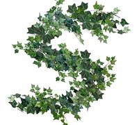 TINA 3 Pièces Lierres Artificielles Guirlande Faux Lierre Feuillage Artificiel Plantes Grimpantes Artificielles Interieur Extérieur Vigne Faux Décoration pour Chambre Jardin Bureau Fête Mariage