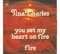 Tina Charles - You set my heart on fire (1975) / Vinyl single [Vinyl-Single 7'']