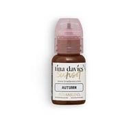 Tina Davies Pigment professionnel d'automne - Maquillage permanent pour sourcils - Couleurs soignées fidèles au ton - Haute rétention - 14 ml