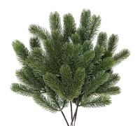 TINA Lot de 4 paquets de branches de sapin artificielles - 44 cm - Vert sapin - Branches de pin artificielles - Branches de Noël pour décoration de Noël - Couronne de l'Avent - Branches de Noël