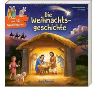 Tina Nagel Katharina Die Weihnachtsgeschichte: Bilderbuch mit 12 Spiel (Poche)