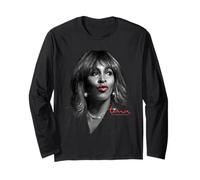 Tina Turner Airbrush Red Lips and Sparkle Manche Longue