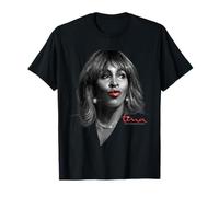 Tina Turner Airbrush Red Lips and Sparkle T-Shirt