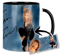 Tina Turner B Tasse Ceramique Intérieure et Poignée Noire Mug