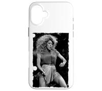 Tina Turner Live on Stage Distress Edge par Stephen Wright Coque pour iPhone 16 Plus
