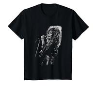 Tina Turner Singing Live B&W par Stephen Wright T-Shirt, Enfant, Noir, 4 Ans