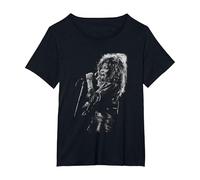 Tina Turner Singing Live B&W par Stephen Wright T-Shirt, Femme Grandes Tailles, Noir, 4X