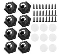 TINA.WIN Lot De 8 Roulettes Autocollantes 360 ° Pour Meubles, Charges Lourdes, Mini Roulette Pour Petit Electromenager Cuisine, Ustensiles De Cuisine, Rouleaux Meubles, BoîTes Rangement