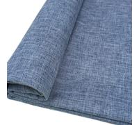 TinaKim Tissu d'ameublement, tissu de type lin, pour la couture de sofa et de chaise (bleu clair, x 91,4 cm)