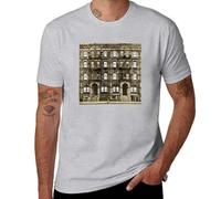 TinANTMA Physical Graffiti Remastered LED Zéppélín Dmn10 T-Shirt Short t-Shirt Top t Shirts for Men Grey L