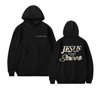 TINASI Josiah Queen Jesus Is Coming Back Soon Merch Hoodies Unisexe Casual Manches Longues Sweatshirt Vêtements, Noir , XL