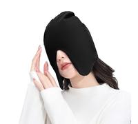 TINAYAUE Bonnet de sommeil pour femme - Doux - Avec protection des yeux - Coupe-vent - Opaque - Chaud - Capuche légère et coupe-vent - Pour dormir après la naissance et les personnes âgées