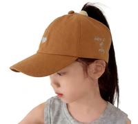 TINAYAUE Casquette Fille Queue de Cheval, Casquette Sport Stylé pour Cheveux Longs, Ouverture Arrière Liberté de Coiffure Queue & Chignon, Ajustable 48-54CM, Idéal Été Plage Rentrée Scolaire Running