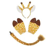 TINAYAUE Déguisé Girafe 3 Pièces pour Halloween Carnaval Conventions Manga
