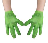 TINAYAUE Gants d'Alien - Vert irrégulier - Gants extraterrestres effrayants - Gants de monstres doux - Accessoires de jeu de rôle pour Halloween, carnaval, cosplay, mascarade bar, vert, 26 x 17 x 5cm