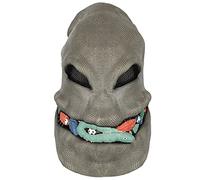 TINAYAUE Halloween Cagoule de Crâne d'horreur Unisexe Masque Epouvantail Suspendu Fantôme Jeu de Rôle Couvrant Tête Masque de Maquillage Carnaval Accessoires Performance