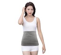 TINAYAUE Unisexe Ceinture Lombaire HIver Ceinture Elastique Chauffante Ceinture Protection Lombaire en Coton Doux Ceinture de Soutien Anti-Froid Soulager Douleur pour Femme Homme