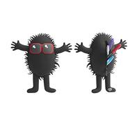 Tinc Character Trousse à Crayons en Silicone pour Enfants, Douce au Toucher, pour garçons et Filles, Noir, Grande capacité