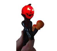 Tinc Citrouille Halloween Stylo de boxe lumineux Noir et orange - Stylo amusant pour tous les âges
