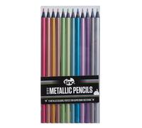 Tinc - Crayons Métalliques, un Design Original pour une Expérience d'Ecriture Ludique à la Maison ou à l'Ecole, Papeterie Créative pour Enfant, Lot de 12