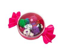 Tinc - Gommes Bonbon Rose - Ensemble d'Animaux Multicolores - Figurines de Collection pour l'École et le Dessin - Papeterie Créative - Cadeau Enfant - Lot de 10