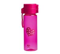 Tinc - Gourde de Sécurité Flip and Clip - Bouteille Eau Enfant Anti-Fuite et Pratique avec Poignée - Récipient Boisson pour École et Sport - Motifs Fun - Rose - 500ml