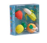 Tinc Lot de 4 gommes fantaisie en forme de fruit pour enfants | pour une utilisation à l'école et aux devoirs - Correction facile des erreurs - Gommes à crayons - Emballage cadeau coloré | 4 gommes