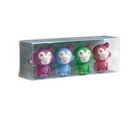 Tinc Mnkercol "Le Singe" gomme parfumées Fruit - Collection (lot de 4)