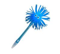 Tinc - Stylo à Bille Lumineux Fuzzy Guy - Accessoire de Papeterie avec Tête Scintillante et Encre Bleue - Fourniture Scolaire Amusante pour Enfant - Pratique pour Cadeaux et Fêtes - Bleu