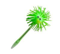 Tinc - Stylo à Bille Lumineux Fuzzy Guy - Accessoire de Papeterie avec Tête Scintillante et Encre Bleue - Fourniture Scolaire Amusante pour Enfant - Pratique pour Cadeaux et Fêtes - Vert