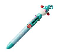 Tinc - Stylo à Bille Multi-Clic Retractable, Multicolor, Idéal pour l'Ecole ou la Maison, Accessoire de Papeterie Pratique et Amusant pour Enfant, Père Noël
