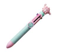 Tinc - Stylo à Bille Multi-Clic Retractable, Multicolor, Idéal pour l'Ecole ou la Maison, Accessoire de Papeterie Pratique et Amusant pour Enfant, Mascote Vert Clair Mintee