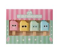 Tinc - Surligneurs Givrés, Un Design Original pour une Expérience d'Ecriture Ludique à la Maison ou à l'Ecole, Papeterie Créative pour Enfant, Lot de 4