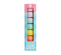 Tinc Macarons fantaisie pour l'école - Lot de 5 surligneurs multicolores (MACSTKHL)